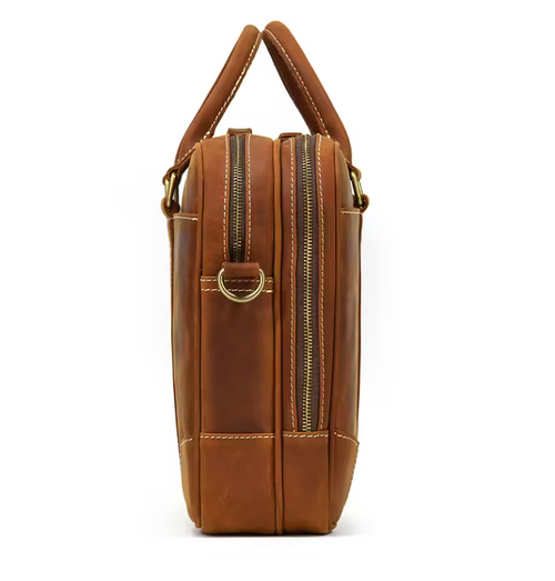 Larson Slimeline Leather Briefcase