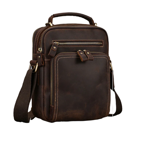 River Leather Zip Crossbody