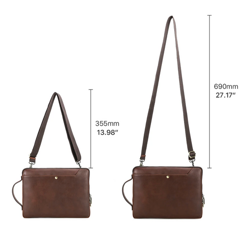 Carlisle Structured Leather Laptop Bag