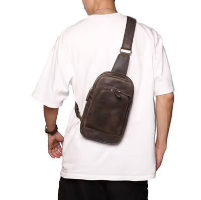 Dalton Compact Leather Slingbag