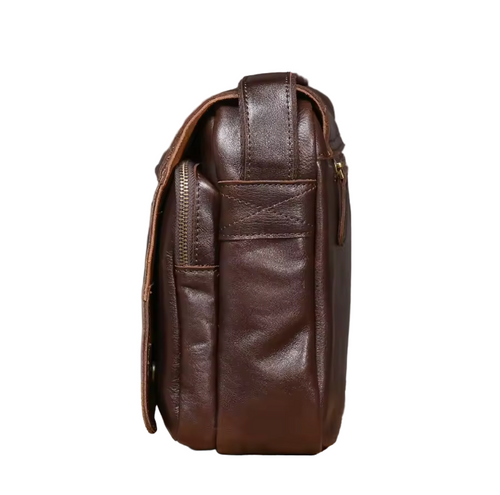 Kingsley Flap-Front Leather Crossbody