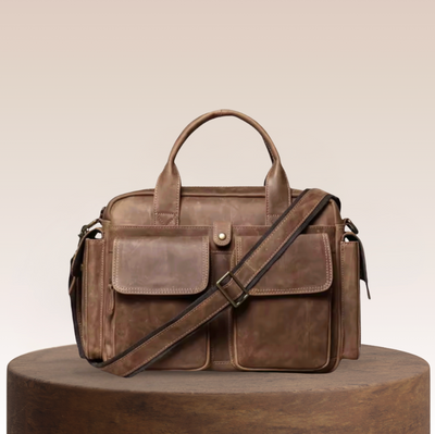 Langford Compact Leather Briefcase