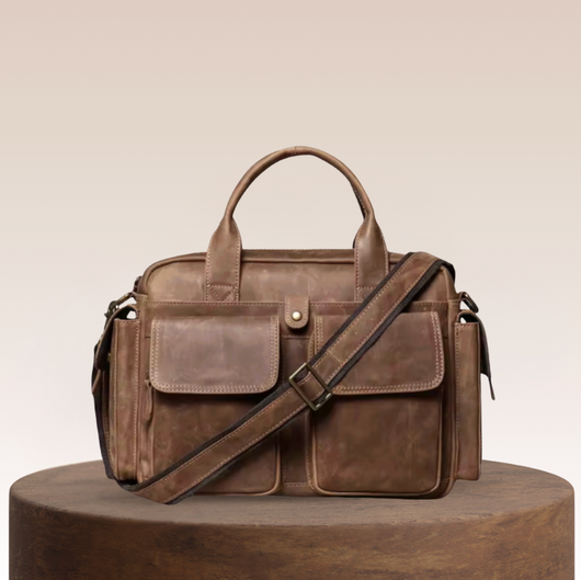 Langford Compact Leather Briefcase