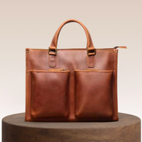 Pemberton Slim Leather Briefcase