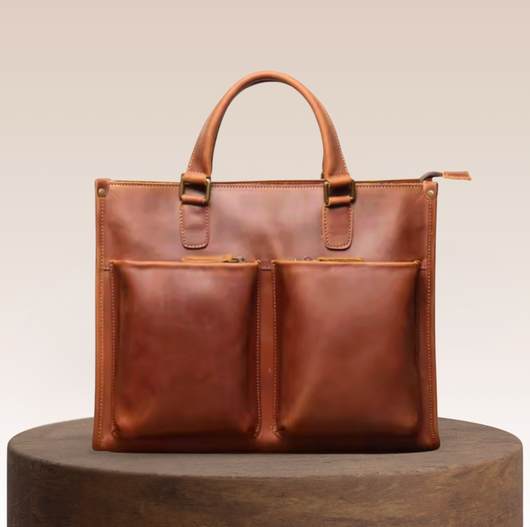 Pemberton Slim Leather Briefcase