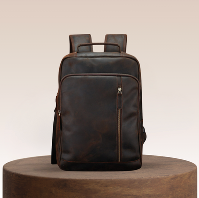 Josh Laptop Leather Backpack