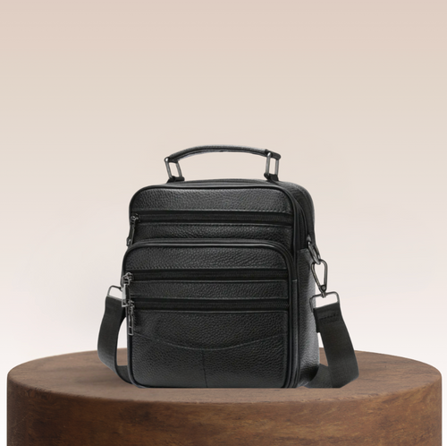 Logan Multi-Zip Leather Crossbody