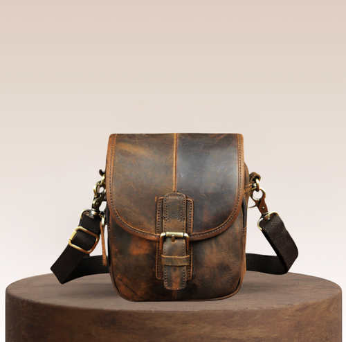 Damon Compact Leather Crossbody