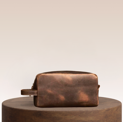 Grenville Leather Toiletry Bag