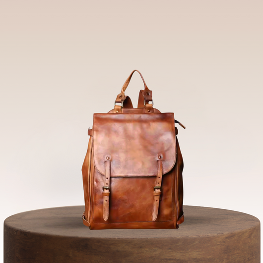 Rowden Satchel Leather Backpack