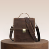 Bancroft Lock-Closure Leather Crossbody