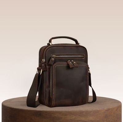 River Leather Zip Crossbody