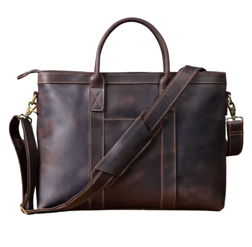 Franko Double Handle Leather Tote