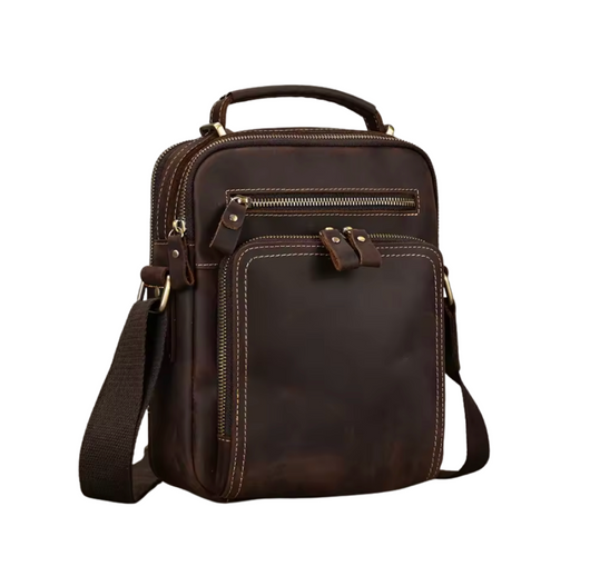 River Leather Zip Crossbody