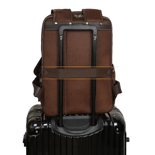Josh Laptop Leather Backpack