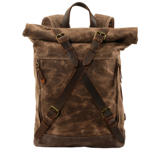 Barron Cross‑Strap Canvas Rucksack