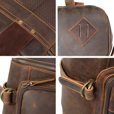 Hawthorne Utility Leather Backpack