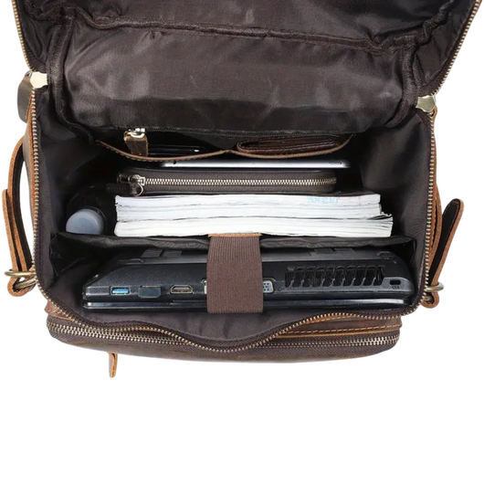 Hawthorne Utility Leather Backpack