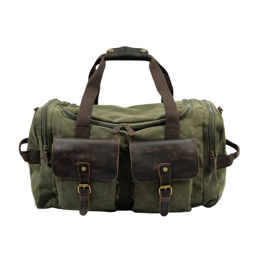 Harlan Pocketed Canvas Duffel