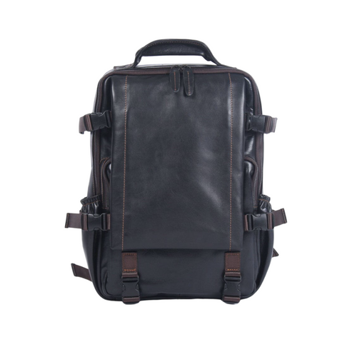 Griffin Travel Leather Backpack