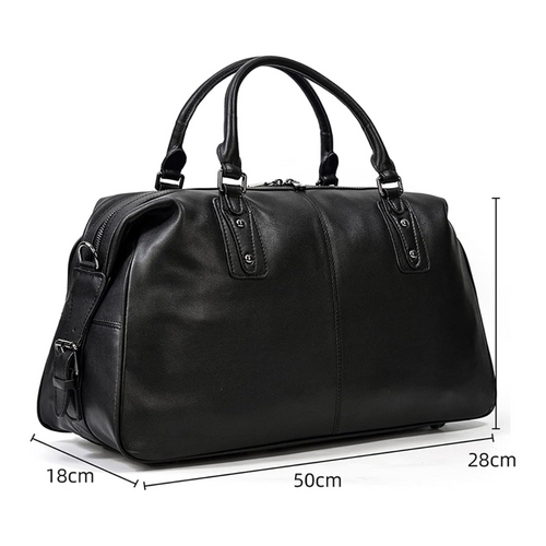 Rafael Curve Leather Duffel