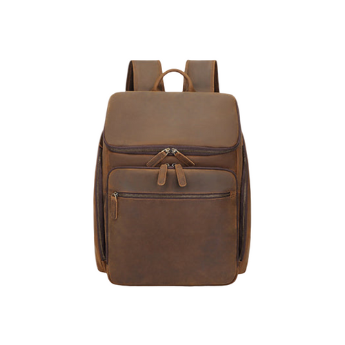 Laurent Leather Daily Carry Backpack