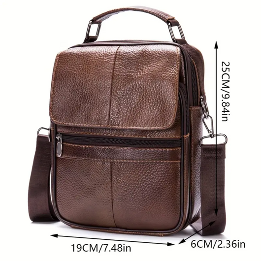 Jasper Multi-Zip Leather Crossbody