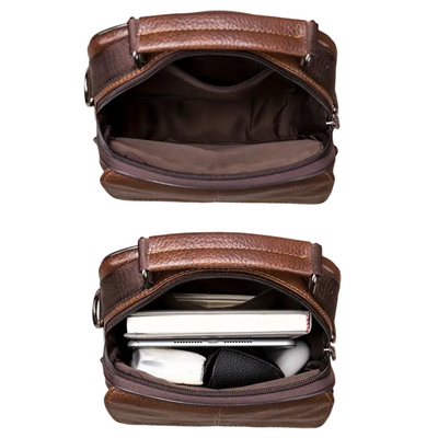 Jasper Multi-Zip Leather Crossbody