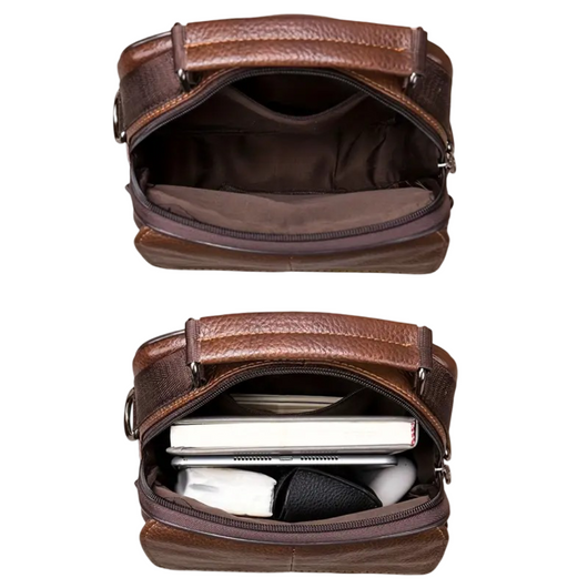 Jasper Multi-Zip Leather Crossbody