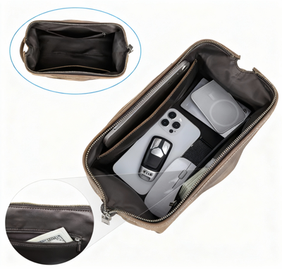 Oxford Leather Travel Bag